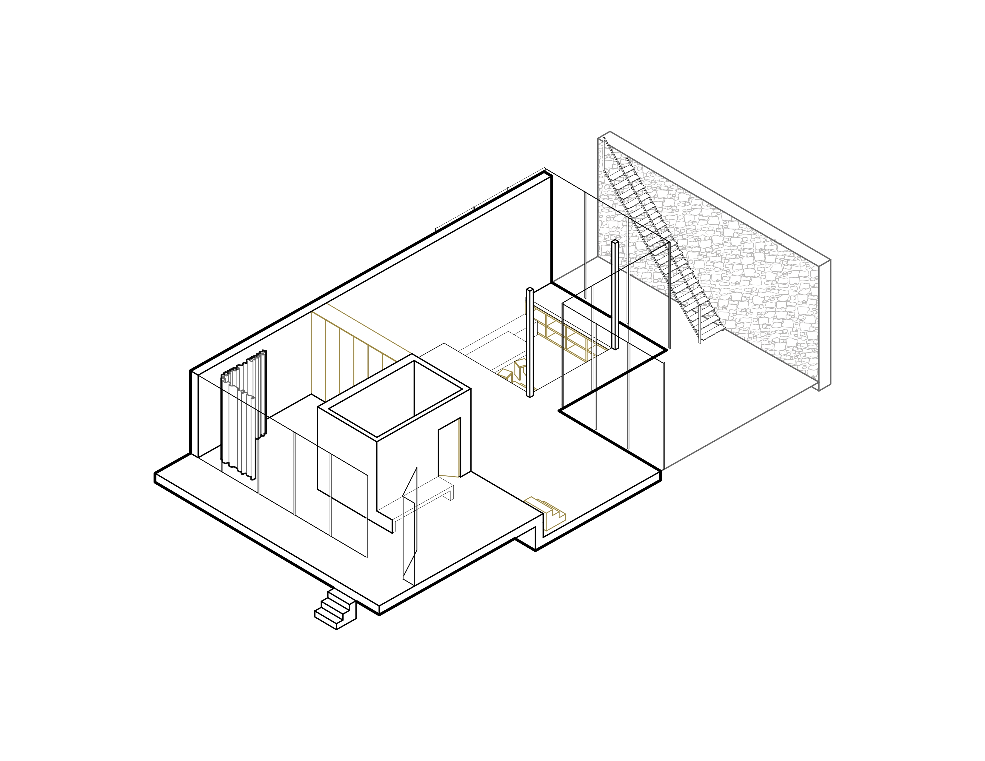 Axonométrie appartement type